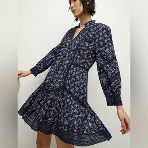 Veronica Beard Nayari Cotton Voile Dress sz 0 NWT